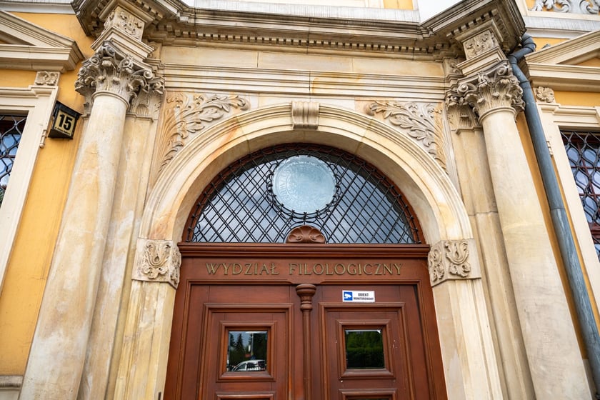 Budynek Wydziału Filologii przy placu Nankiera 15&nbsp;